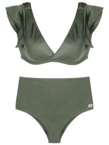 Brigitte bikini à taille haute - Vert