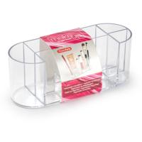 PlasticForte Make-up organizers - 8-vaks - 17 x 6,5 cm - makeup houder