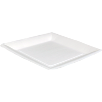 Biodore Bord | vierkant | 1-vaks | karton | 18x18cm | wit | 400 stuks