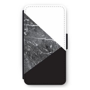 Combinatie marmer: iPhone 12 mini Flip Hoesje
