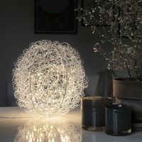 Konstsmide Kerstdecoratie - Sfeervolle kerstdecoratie bal - 3000K Warm wit - 160 LEDs - IP20 - 30 cm - kerstverlichting
