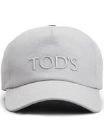 Tod's casquette en coton à logo brodé - Gris - thumbnail