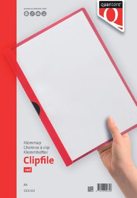 5 Rode klemmappen van Quantore
