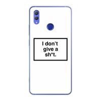 Don't give a shit: Honor Note 10 Transparant Hoesje Don't give a shit: Honor Note 10 Transparant Hoesje