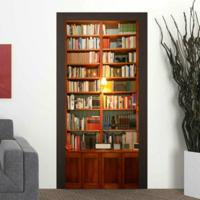 3D Wallpaper poster stickers zelf zelfklevende verwisselbare Home deur decoratie stickers grootte: 77cm × 200cm