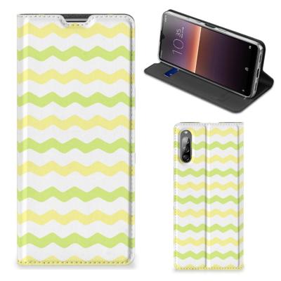 Sony Xperia L4 | Hoesje met Magneet | Waves Yellow