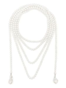 Atu Body Couture collier à perles - Blanc