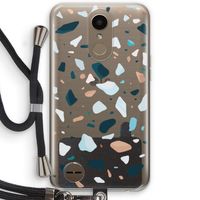 Terrazzo N°13: LG K10 (2017) Transparant Hoesje met koord