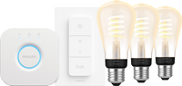 Philips Hue Filament White Ambiance Edison 3-Pack Startpakket