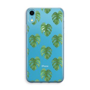 Monstera leaves: iPhone XR Transparant Hoesje