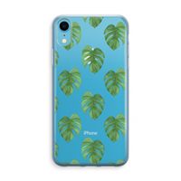 Monstera leaves: iPhone XR Transparant Hoesje