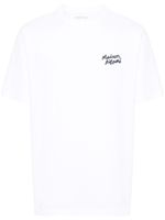 Maison Kitsuné t-shirt en coton à logo brodé - Blanc - thumbnail