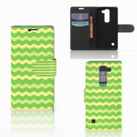 LG Spirit Telefoon Hoesje Waves Green - thumbnail