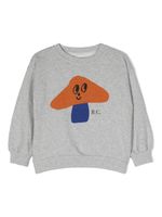 Bobo Choses sweat en coton à imprimé graphique - Gris - thumbnail