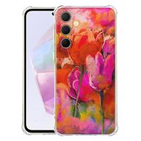 Samsung Galaxy A56 Hoesje - Tulips TPU Antishock