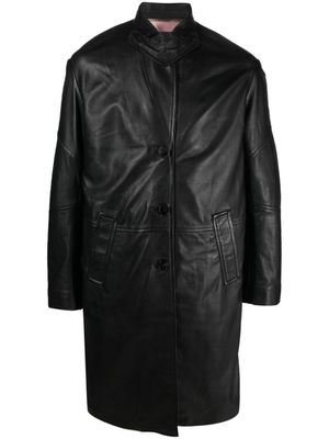 Zadig&Voltaire manteau Macari en cuir - Noir