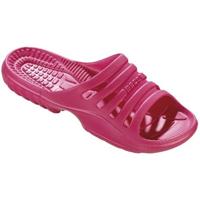 Beco Bad/sauna slippers met voetbed - roze - volwassenen - Badslippers antislip - thumbnail