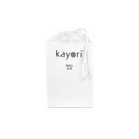 Kayori Shizu Topper hoeslaken Perkal Wit