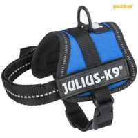 Julius k9 power-harnas / tuig voor labels fuchsia (MINIMINI/40-53 CM) - thumbnail