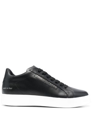 Philipp Plein baskets en cuir - Noir