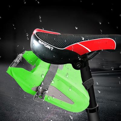 Outdoor waterdichte multi-functionele PVC tas tool tas voor fiets (groen)