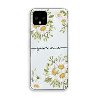 Daisies: Pixel 4 Transparant Hoesje