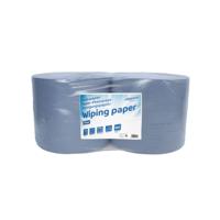 Poetspapier cleaninq extra groot 1000 vel blauw