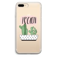 I love cacti: iPhone 7 Plus Transparant Hoesje