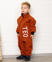 Waterproof Softshell Overall Comfy Cinnamon Bodysuit