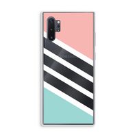 Strepen pastel: Samsung Galaxy Note 10 Plus Transparant Hoesje