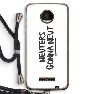 Neuters: Motorola Moto Z Force Transparant Hoesje met koord