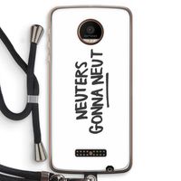 Neuters: Motorola Moto Z Force Transparant Hoesje met koord Neuters: Motorola Moto Z Force Transparant Hoesje met koord