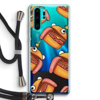 Hamburger: Huawei P30 Pro Transparant Hoesje met koord Hamburger: Huawei P30 Pro Transparant Hoesje met koord