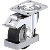 Blickle L-ALEV 100K-FI-EL-FS Plaatstalen zwenkwiel Wieldiameter: 100 mm Draagvermogen (max.): 200 kg 1 stuk(s)