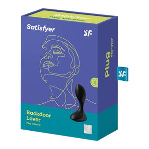 Satisfyer Backdoor Lover Anale vibrator Zwart Silicium 1 stuk(s)