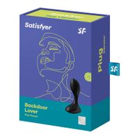 Satisfyer Backdoor Lover Anale vibrator Zwart Silicium 1 stuk(s) - thumbnail