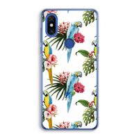 Kleurrijke papegaaien: Xiaomi Mi Mix 3 Transparant Hoesje