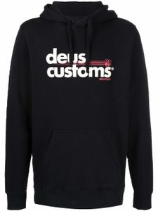 Deus Ex Machina hoodie à logo imprimé - Noir