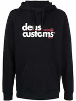 Deus Ex Machina hoodie à logo imprimé - Noir Deus Ex Machina hoodie à logo imprimé - Noir