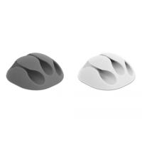 Delock 18297 Kabelclips Thermoplast Wit, Grijs (b x h) 35 mm x 16 mm 1 set(s)