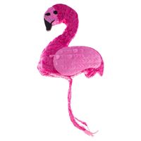 Pinata van papier - Flamingo thema - 48 x 40 cm - Feestartikelen verjaardag - thumbnail