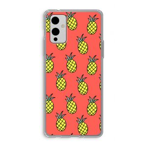 Ananas: OnePlus 9 Transparant Hoesje