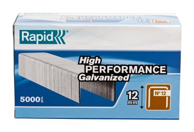 Rapid Nieten Type 12 Gegalvaniseerd, Box 5000st Lengte 12mm