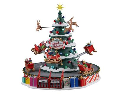 Santa s sleigh spinners with 4.5v adaptor - Lemax