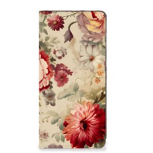 Smart Cover voor Motorola Moto G14 Bloemen