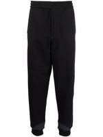 Helmut Lang pantalon de jogging à patch logo - Noir