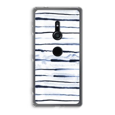Ink Stripes: Sony Xperia XZ2 Transparant Hoesje