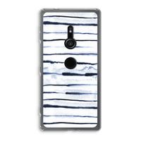 Ink Stripes: Sony Xperia XZ2 Transparant Hoesje