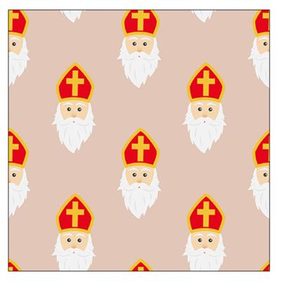 Ambiente Servetten Sinterklaas - 20x stuks - 3 laags - 33 x 33 cm - sint en piet