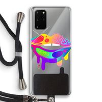 Lip Palette: Samsung Galaxy S20 Plus Transparant Hoesje met koord Lip Palette: Samsung Galaxy S20 Plus Transparant Hoesje met koord